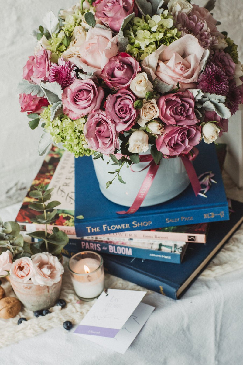 arreglo-flores-cumpleaños-rosas-hortensias